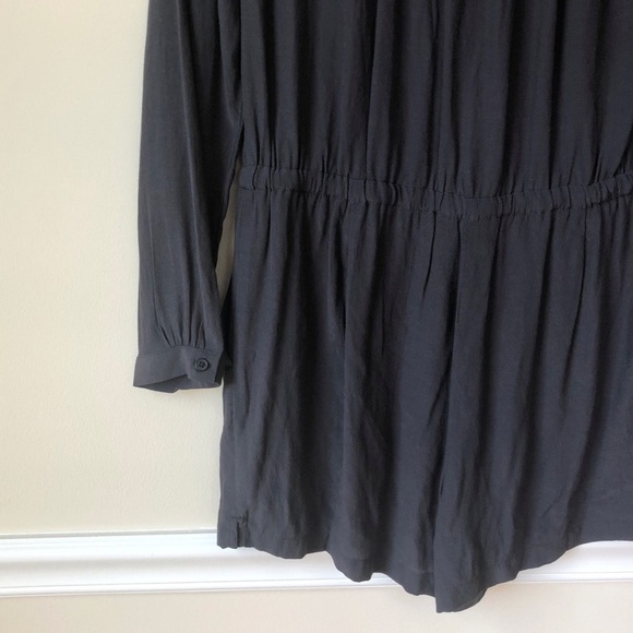 NET LOFT Lacey Long Sleeve Drawstring Romper Size Small Petite - Picture 9 of 14